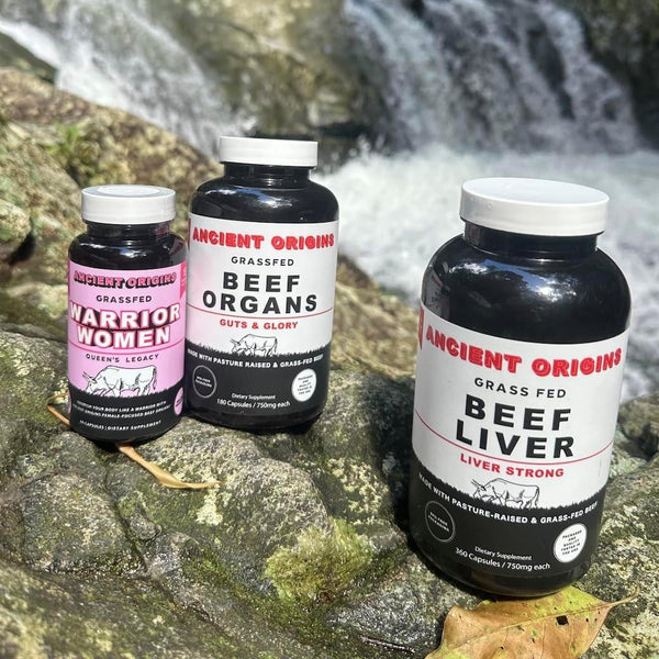 Starter Pack - Bundle of three: Grass Fed Organs, Grass Fed Beef Liver, and Grass Fed Organs for Women