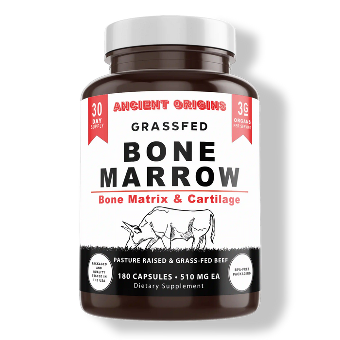 Ancient Origins Grass Fed Beef Bone Marrow Capsules 3060 mg